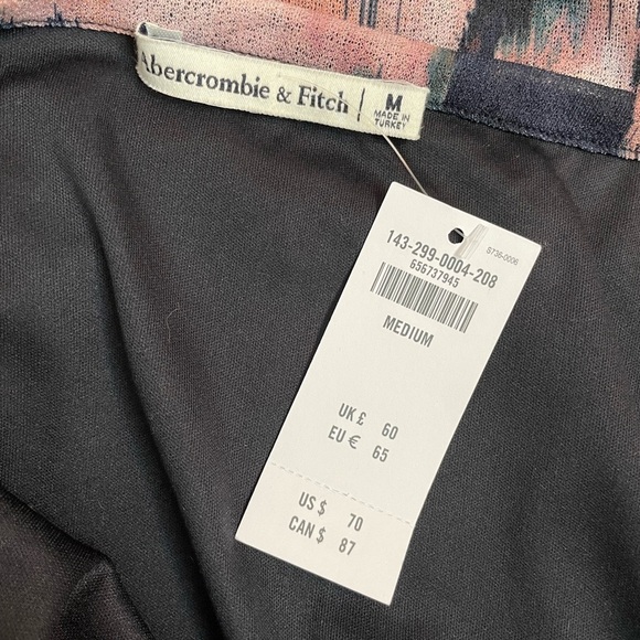 NWT Abercrombie & Fitch Mesh Floral Skirt Set M - Picture 16 of 16